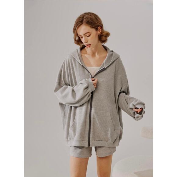 NWT NAP Puff Sleeve Oversized‎ Hoodie small - Picture 1 of 7